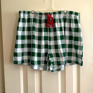 NWT Royal Standard Christmas Colors Pajama Shorts Size L